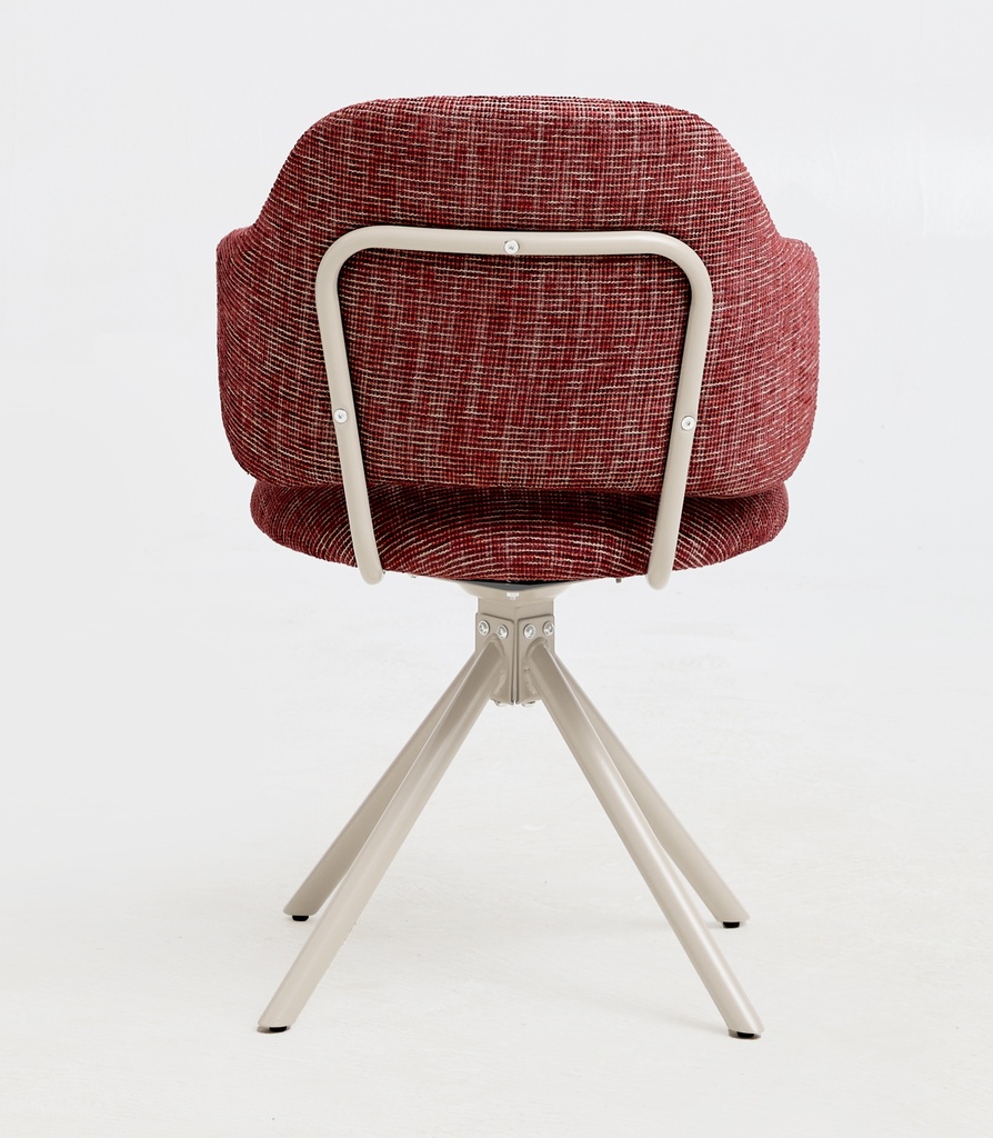 SILLA COMEDOR RACHEL ROJO(52x56x83x49.5CM)