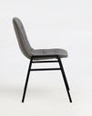 SILLA COMEDOR RAVEN GRIS (60x62x82.5x47CM)