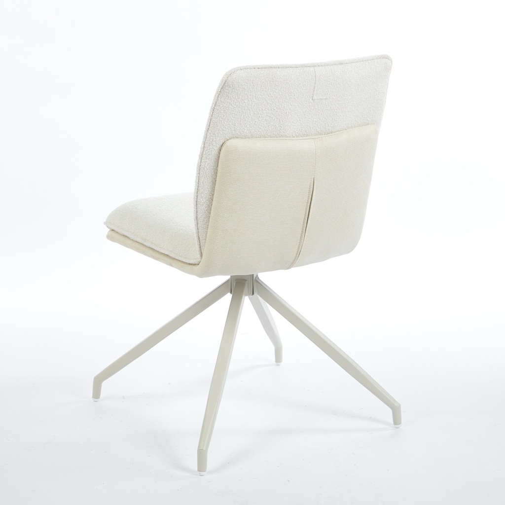 SILLA COMEDOR EVE BEIGE Y BLANCO （50x59x89CM）