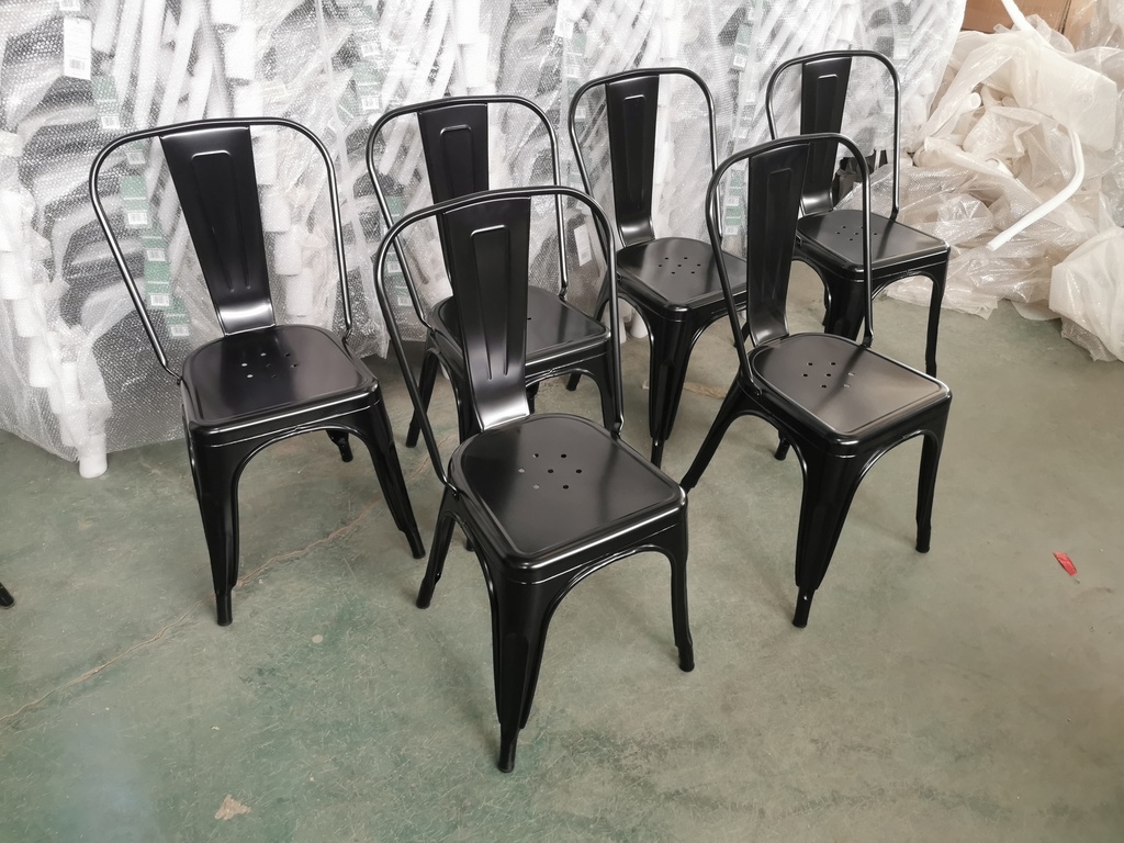 SILLA MILAN #1 COMEDOR NEGRA