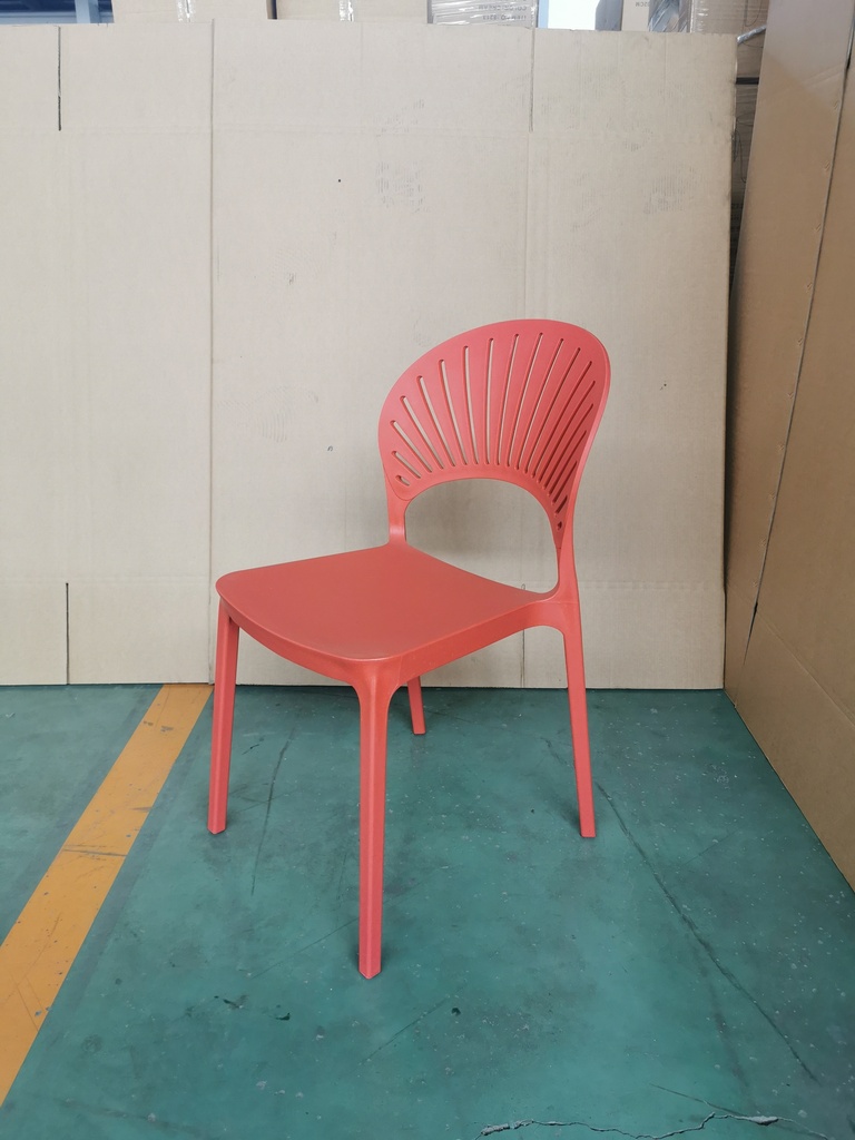 SILLA WILSON COMEDOR ROJA