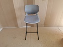 SILLA BAR AURORA GRIS (52x44.5x106CM)