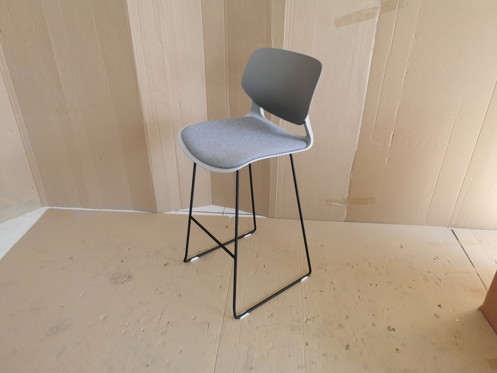 SILLA BAR AURORA GRIS (52x44.5x106CM)