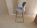 SILLA BAR AURORA GRIS (52x44.5x106CM)