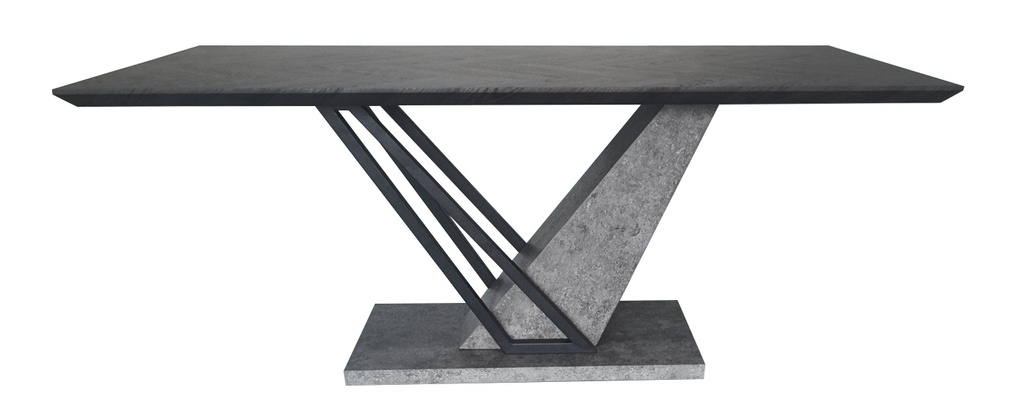 MESA FERDINAND 180X90X75CMS NEGRO