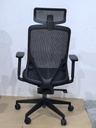 SILLA DE OFICINA EJECUTIVA HOWARD 6239A (TODA NEGRA)