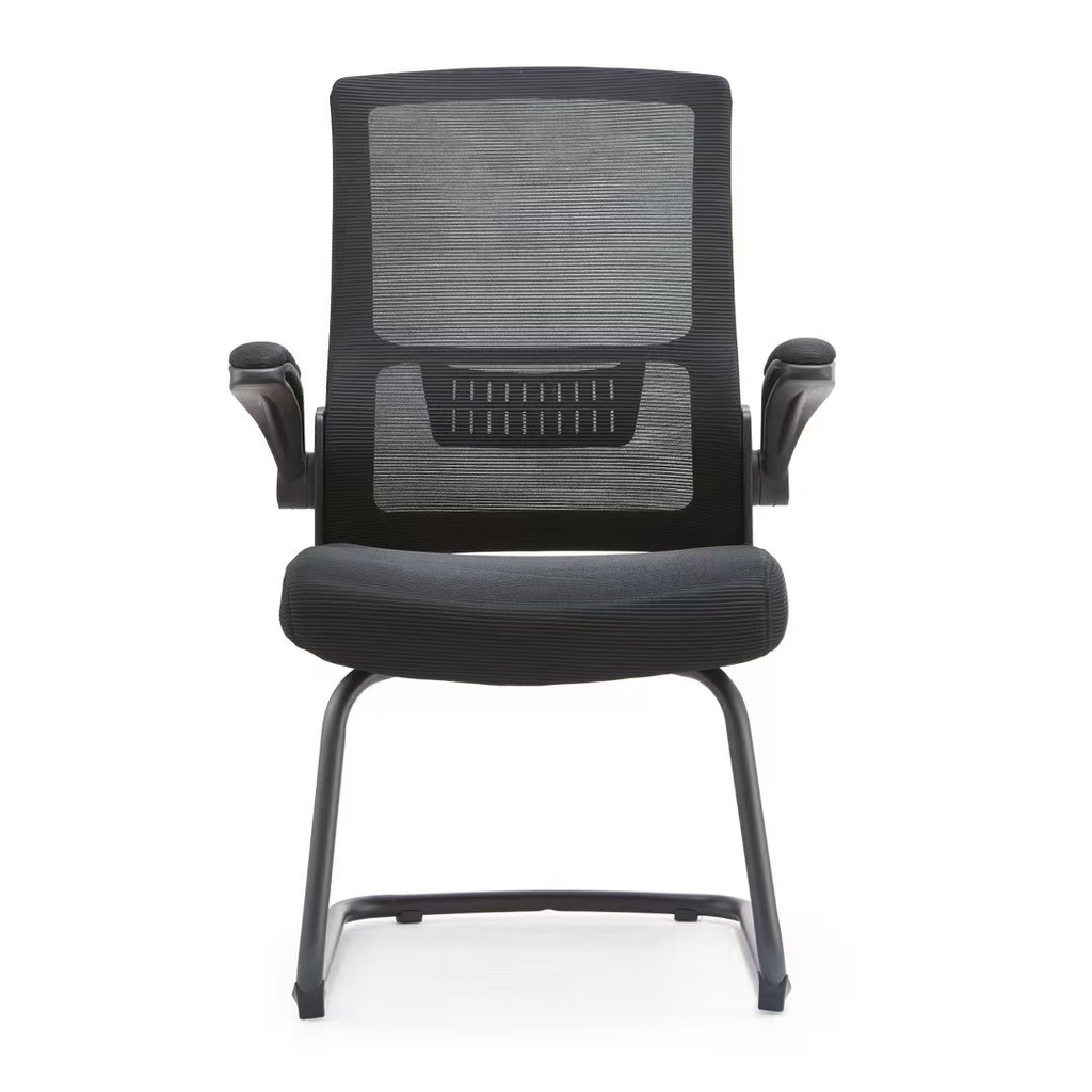 SILLA DE ESPERA CON 2D BRAZO 819C NEGRA(60×50×54CM)