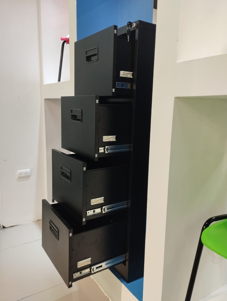 ARCHIVO METALICO DE 04-GAVETAS BEIGE (18*24.5*52.50)(4drawers)