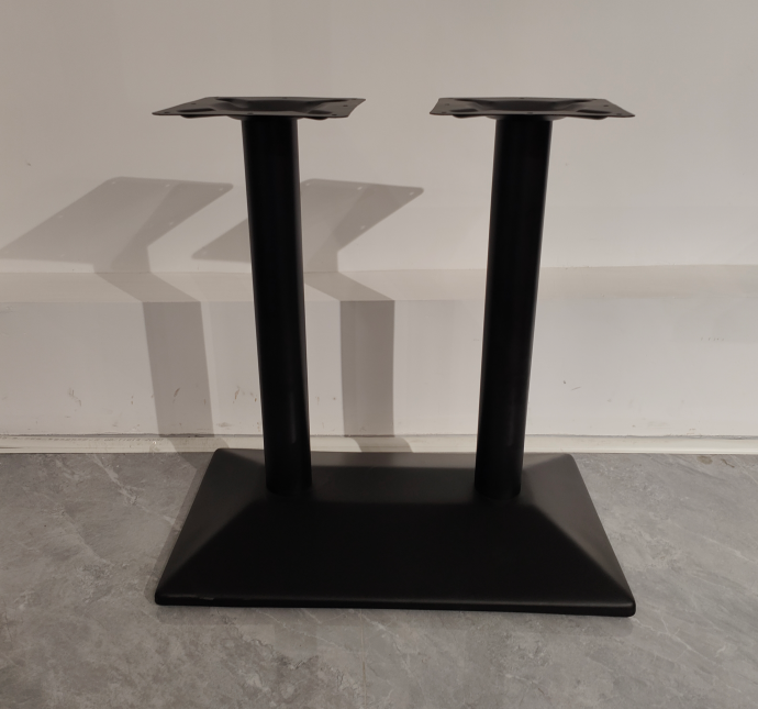 BASE PARA MESA DOBLE PATA HIERRO NEGRO 1005 (BASE 28X16)