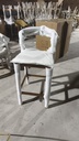 SILLA BAR DARWIN CAFE ASIENTO BLANCO( 45x54x101CM)