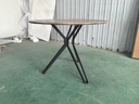 MESA HERMAN COMEDOR 1.00M  TOP MELAMINA CAFÉ