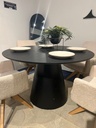 MESA COMEDOR LIZ NEGRA (DIA120 X 75CM ALTURA)