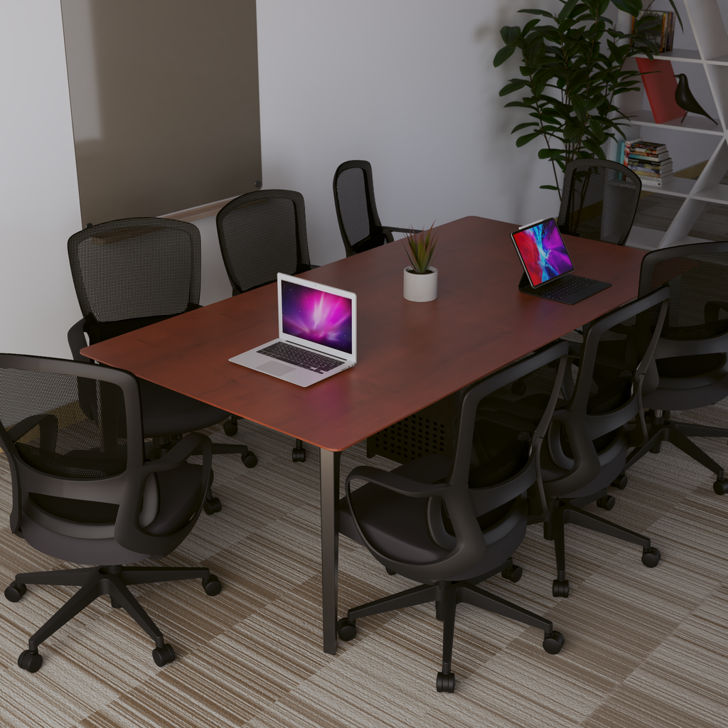 MESA DE CONFERENCIA MODELO KARL 8-10P (MADERA OSCURO).png