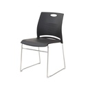 SILLA DE ESPERA C92/COLOR NEGRA