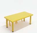 MESA KINDER PLASTICA 24X48 COLOR AMARILLA
