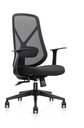 SILLA DE OFICINA EJECUTIVA NOLAN 6243B (RESPALDO NEGRO, ASIENTO NEGRO)