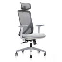SILLA DE OFICINA EJECUTIVA HOWARD 6239A-HS (GRIS CON BLANCO)