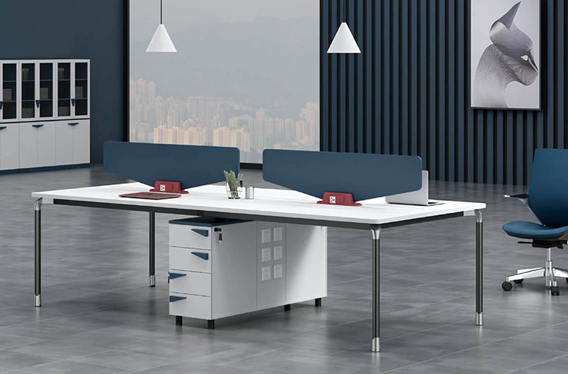 WORKSTATION DE 4/P MODELO MITCHEL (WS23083) (2.40x1.20x0.75M)
