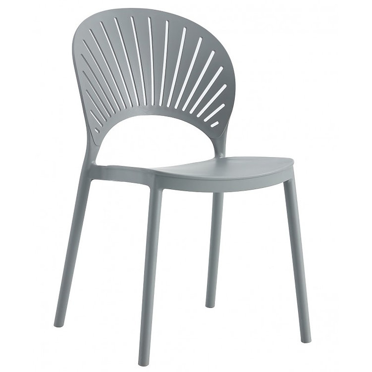 SILLA WILSON COMEDOR GRIS