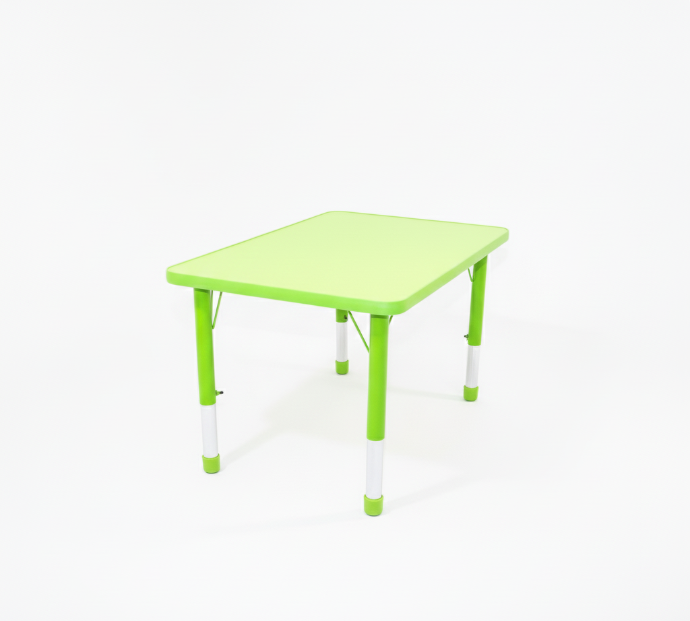 MESA KINDER PLASTICA 24X36  ALTURA AJUSTABLE MAXIMO 24”COLOR VERDE
