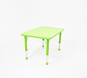 MESA KINDER PLASTICA 24X36  ALTURA AJUSTABLE MAXIMO 24”COLOR VERDE