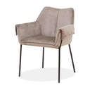 SILLA ETHAN MARRON - TAPIZADA
