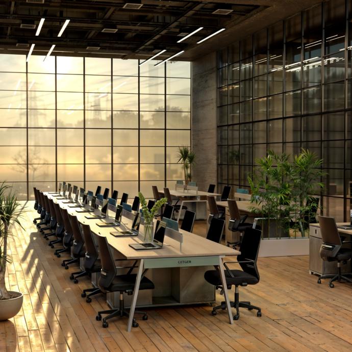 WORKSTATION MATTHEWS 4/P (2.40x1.20x0.75M)