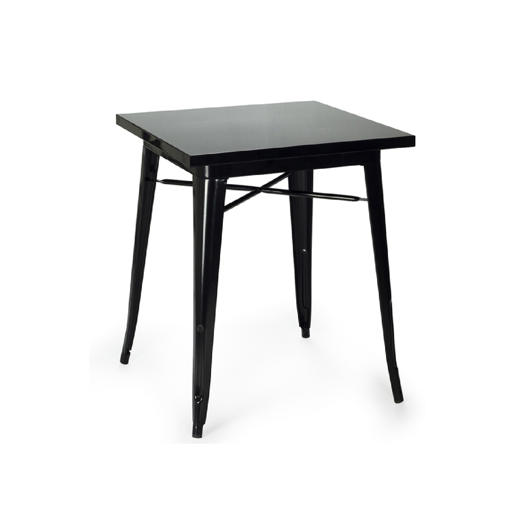 MESA COMEDOR MILAN 30X30 TOP METAL Y BASE METALICA
