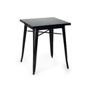 MESA COMEDOR MILAN 30X30 TOP METAL Y BASE METALICA