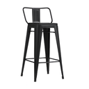 SILLA MILAN BAR #2 NEGRO(RESPALDO BAJO)