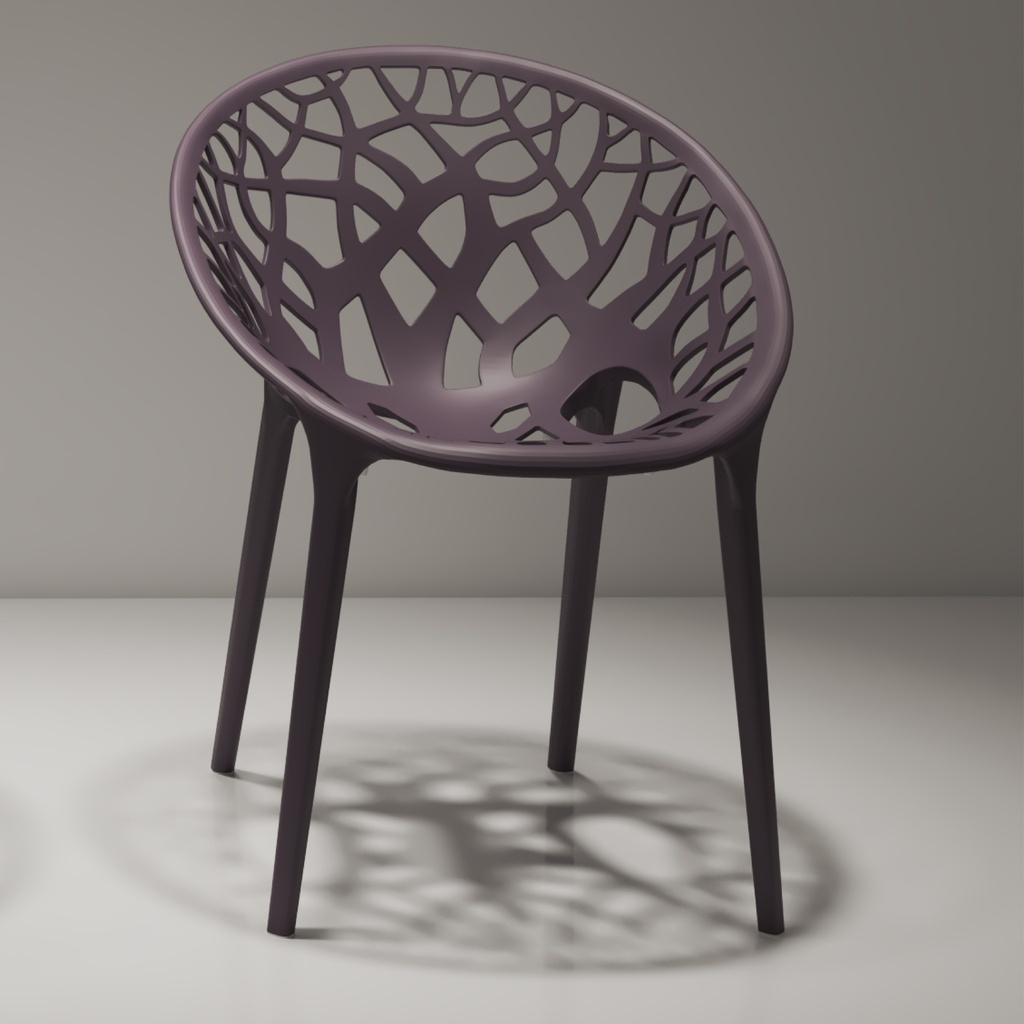 SILLA DEMI MORADO