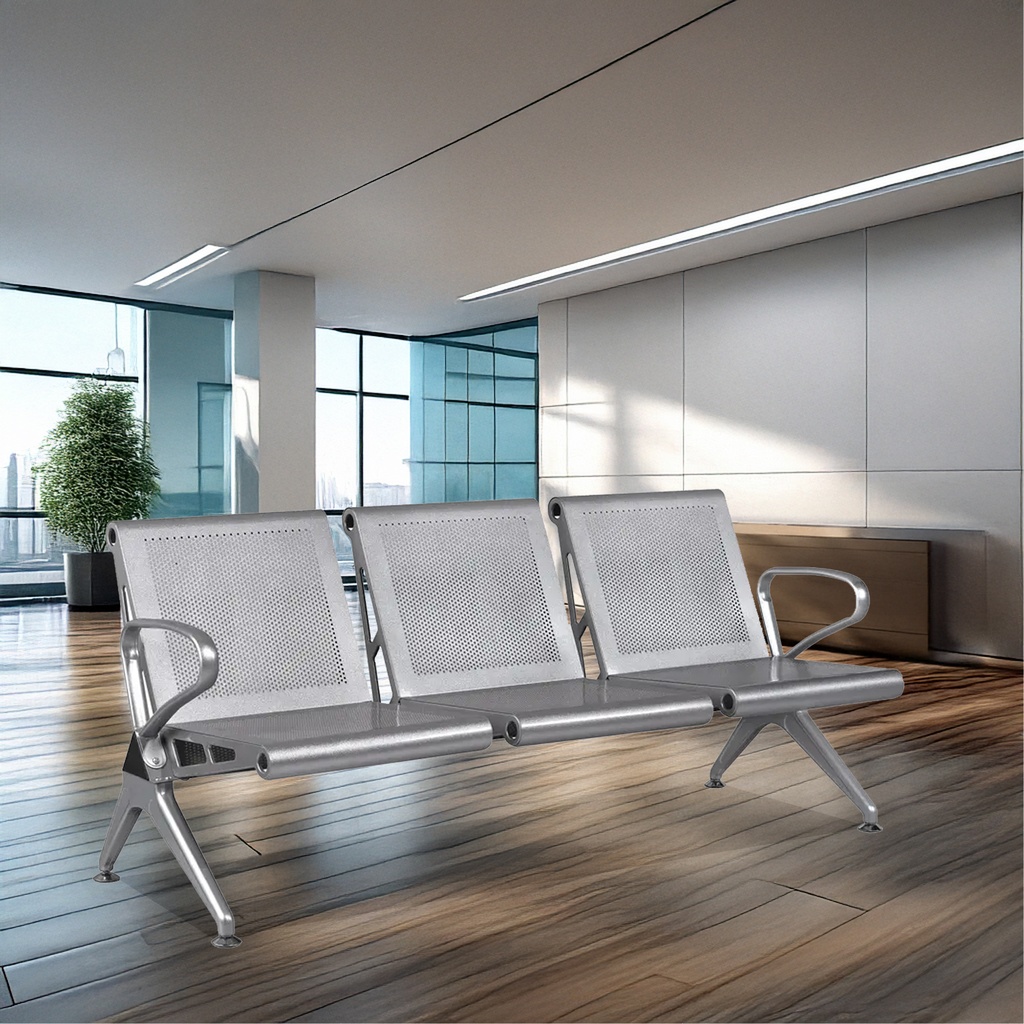 BANCA DE ESPERA TRIPLE PREMIUM GRIS