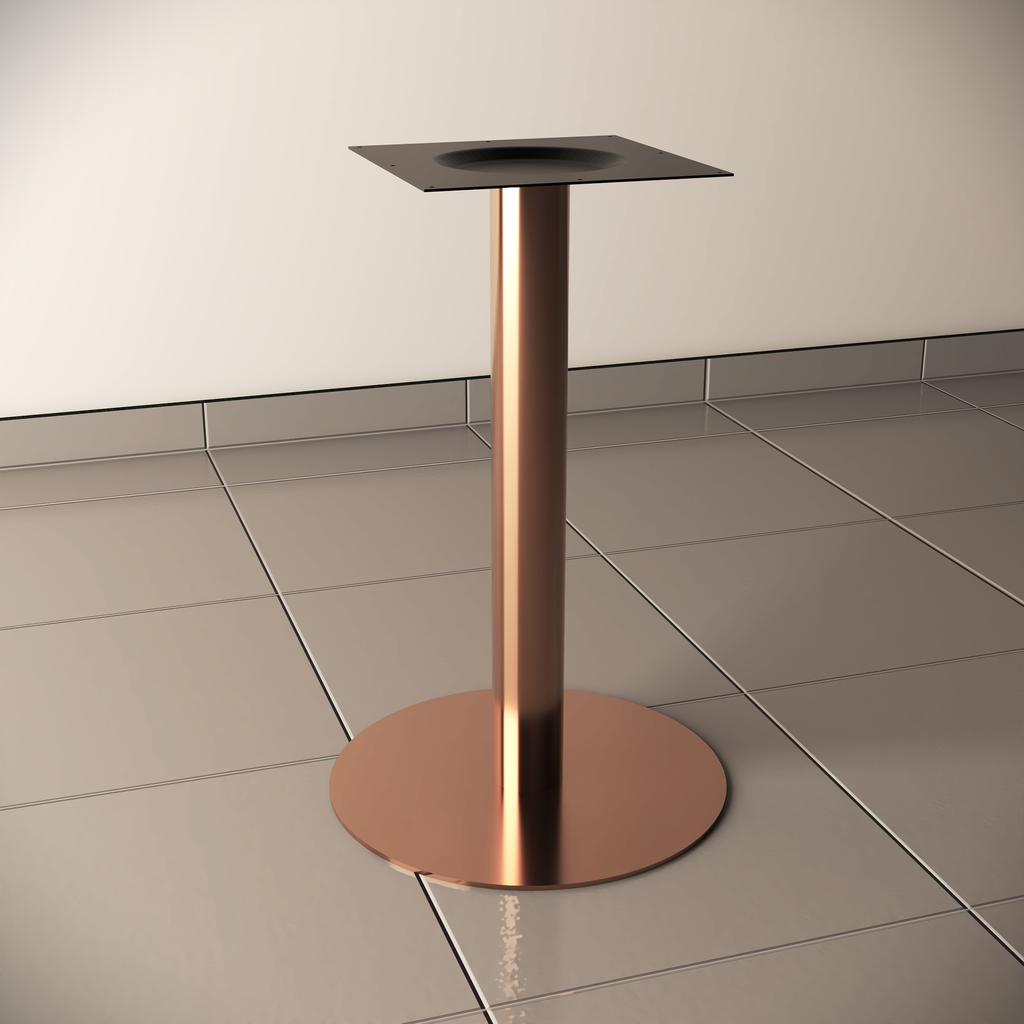 BASE PARA MESA ROSE GOLD 1025 REDONDA