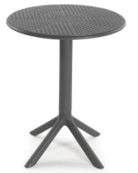 MESA REDONDA HELLEN GRIS (DIA70*75CM ALTURA)