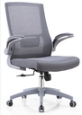 SILLA DE OFICINA 819B-WG MARCO BLANCO MALLA GRIS(60×50×59CM)