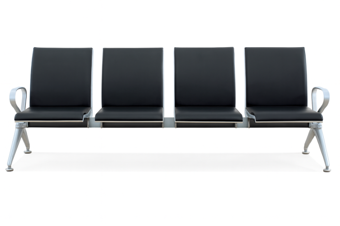 BANCA ESPERA FULL COJIN 4P NEGRO