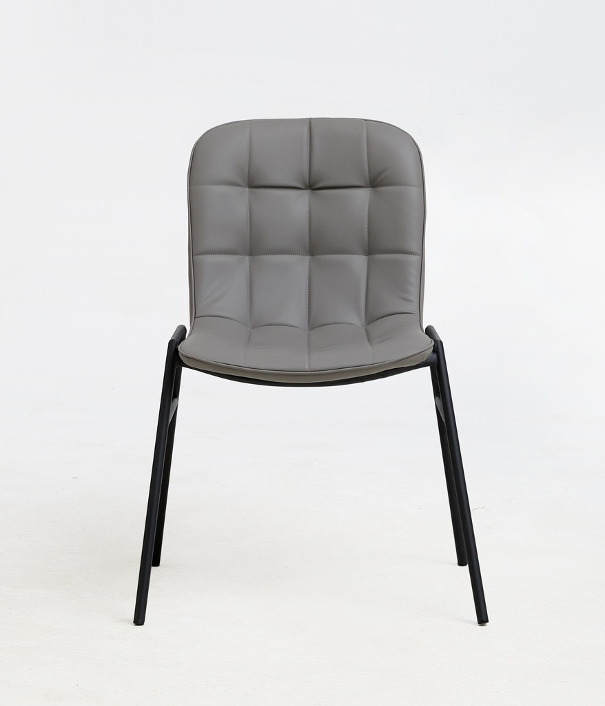 SILLA COMEDOR RAVEN GRIS (60x62x82.5x47CM)