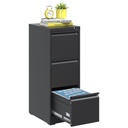 ARCHIVO METALICO V02- DE 03-GAVETAS NEGRO (18*24.5*40.50) 