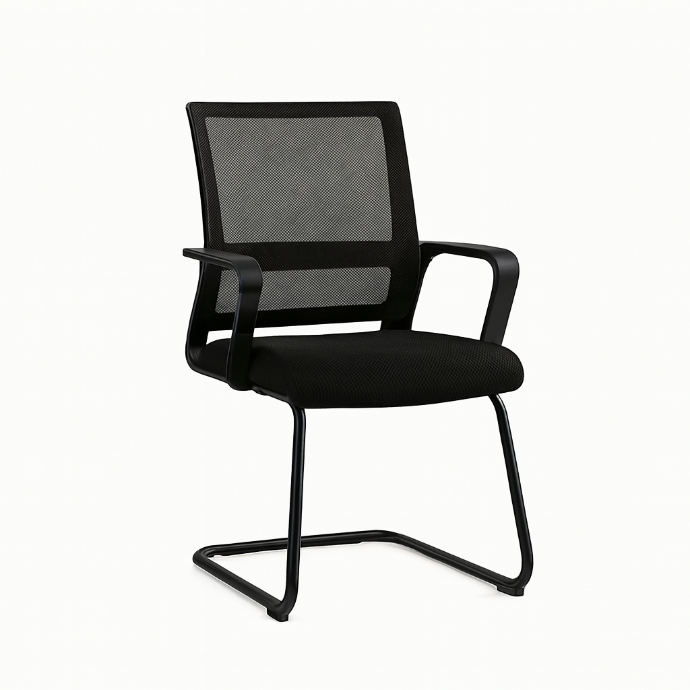 SILLA DE ESPERA D230 NEGRA 22*23*36