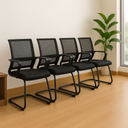 SILLA DE ESPERA D230 NEGRA 22*23*36