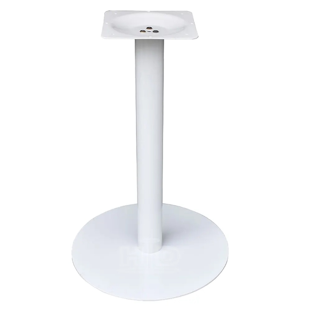 BASE PARA MESA DE 1 PATA HIERRO BLANCA 1009 (BASE REDONDA DE 18´´)