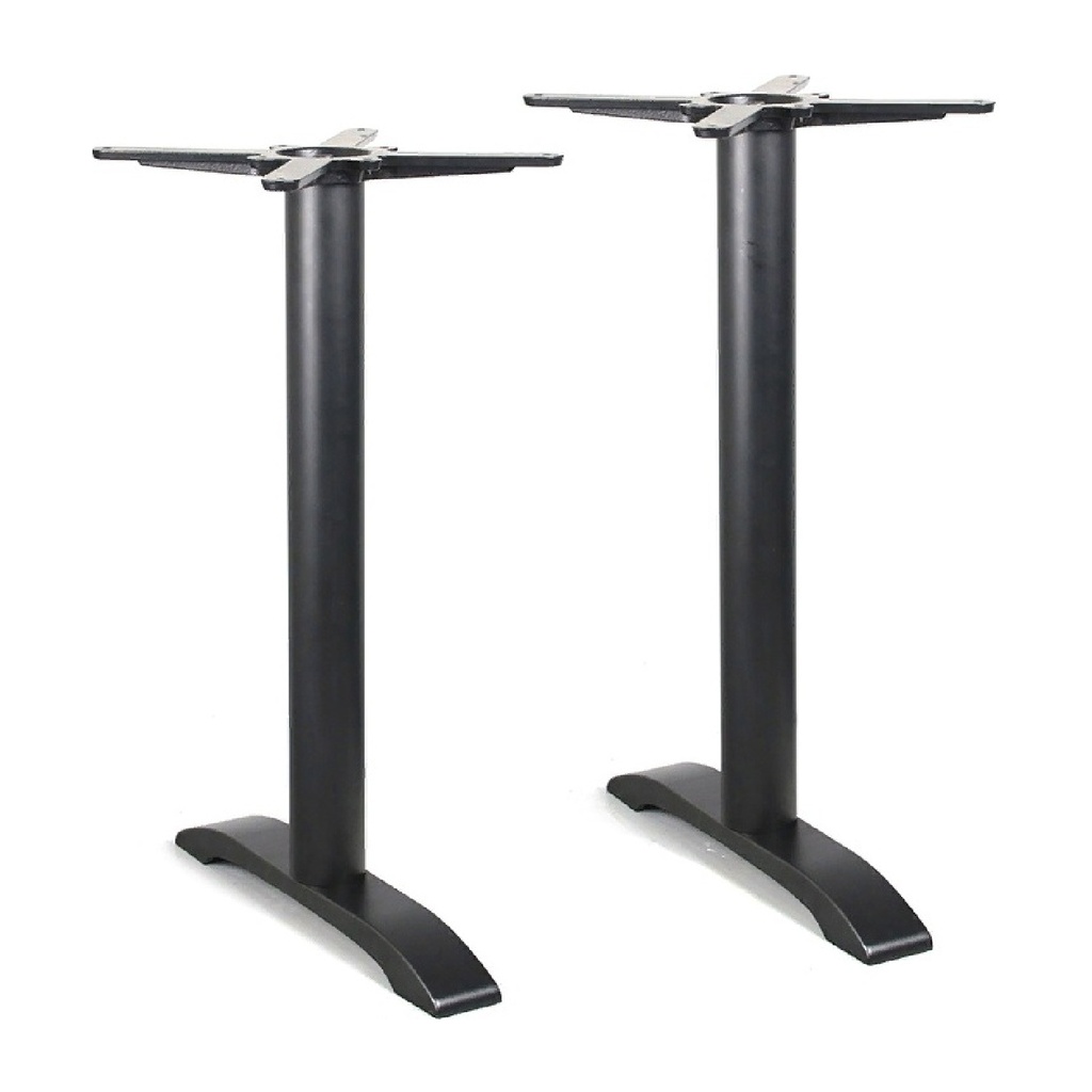 BASE PARA MESA DOBLE PATA HIERRO NEGRO 1001 (LARGO DE BASE 23)"