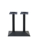 BASE PARA MESA DOBLE PATA HIERRO NEGRO 1005 (BASE 28X16)