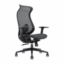 SILLA DE OFICINA EJECUTIVA SOUL 6237A (TODA NEGRA)