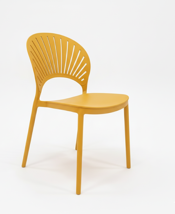 SILLA WILSON COMEDOR AMARILLA