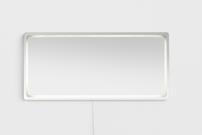 ESPEJO KENIA GOLD FRAME CON LED Y BT 75X100CM