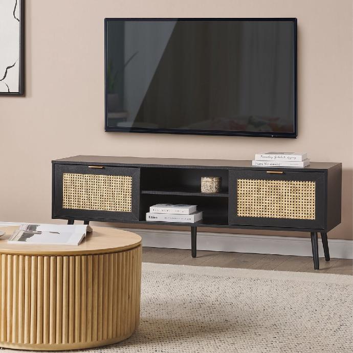 MODULO DE TV EVANS (YCJY21378-2) NEGRO 60x16x21a pulg