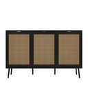 BUFETERA EVANS (YCJY21379-2) NEGRA 60x16x28.5a pulg