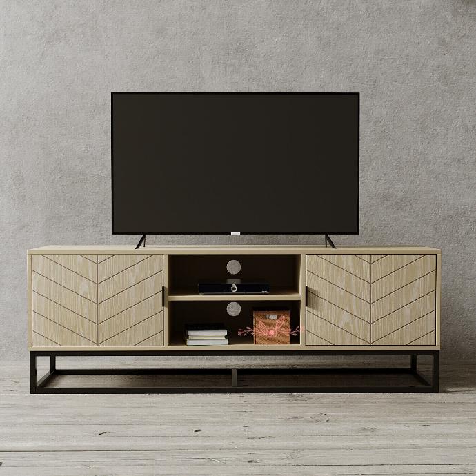 MODULO DE TV JACKSON (YCNA21139-KY-2) COLOR MADERA 60x16x20a pulg