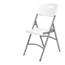 SILLA PLEGABLE COLOR BLANCO